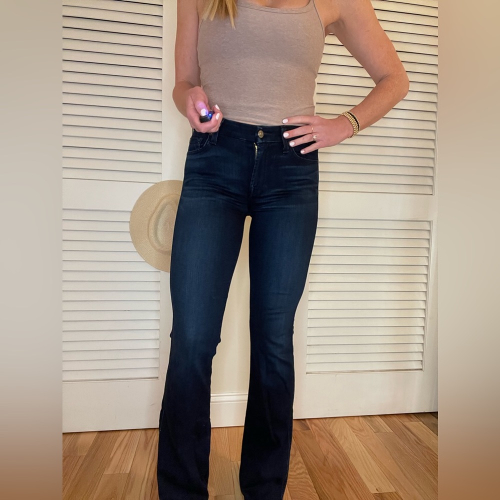 Seven for All Mankind dark wash bootcut jeans